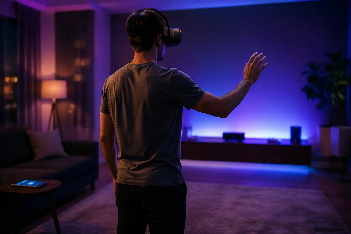 Immersive Virtual Reality Living Room Experience