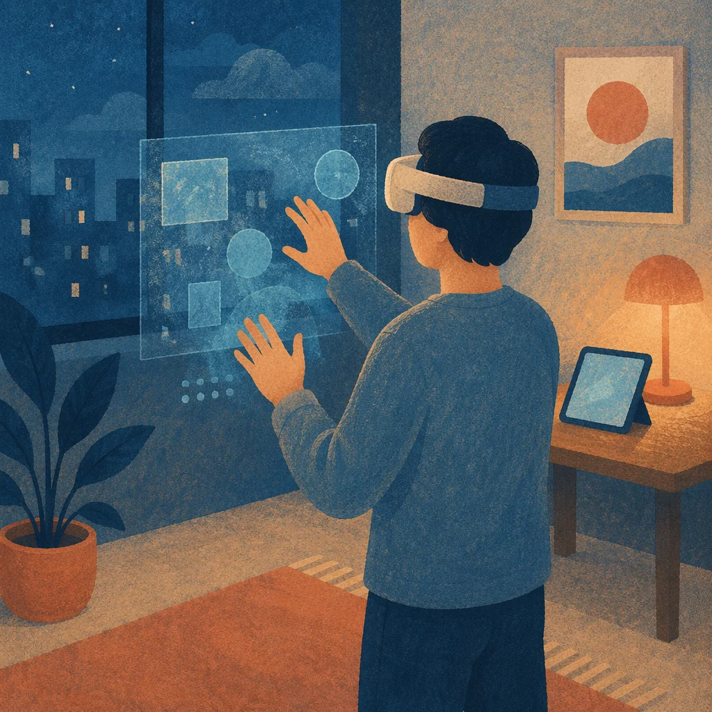 Immersive Virtual Reality at Blue Hour