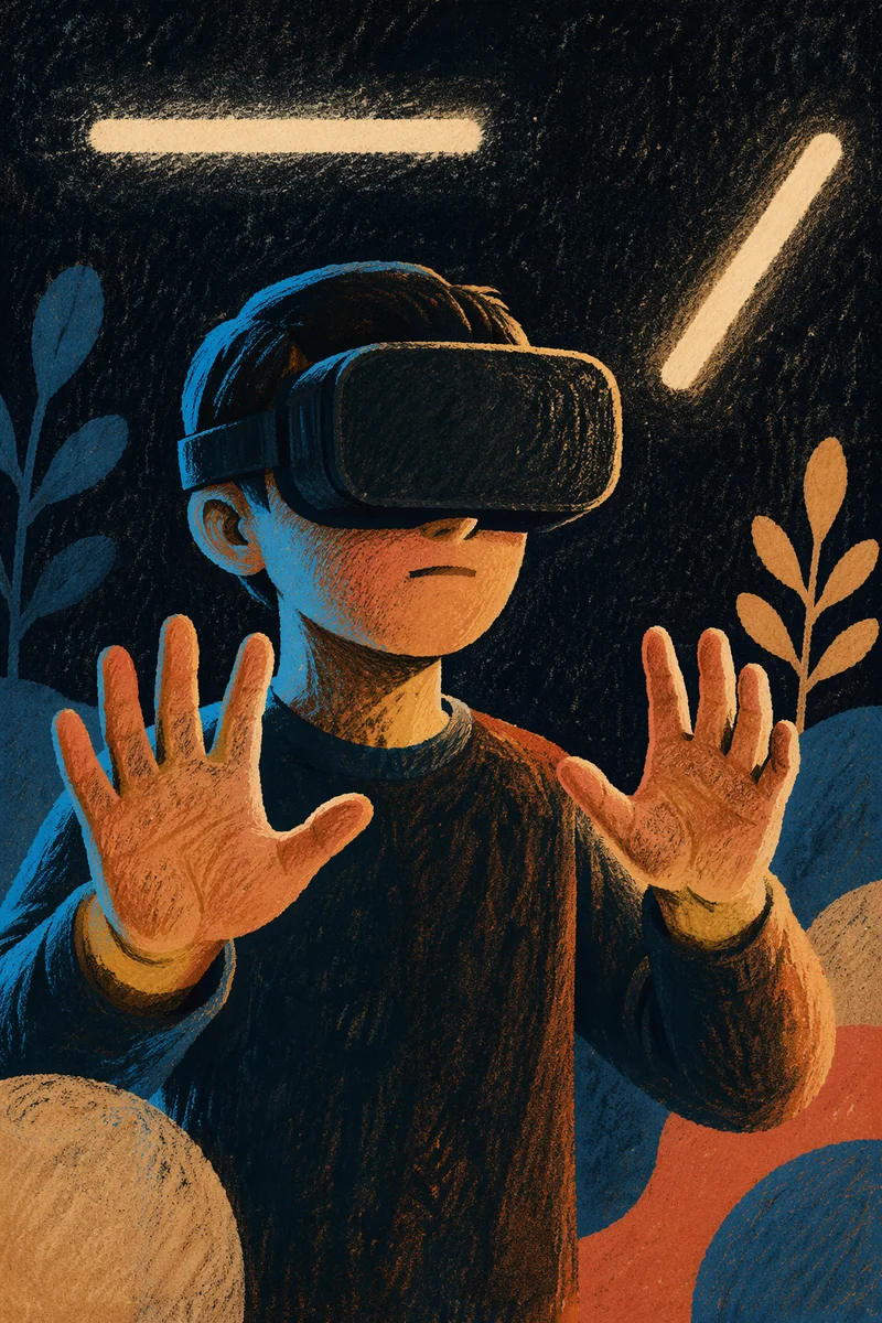 Immersive Virtual Reality Studio Portrait