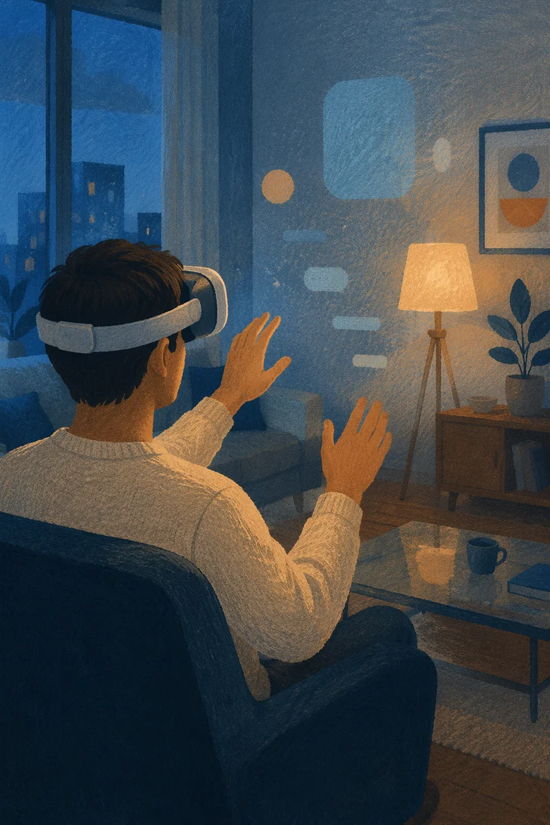 Immersive Virtual Reality in Modern Living Room
