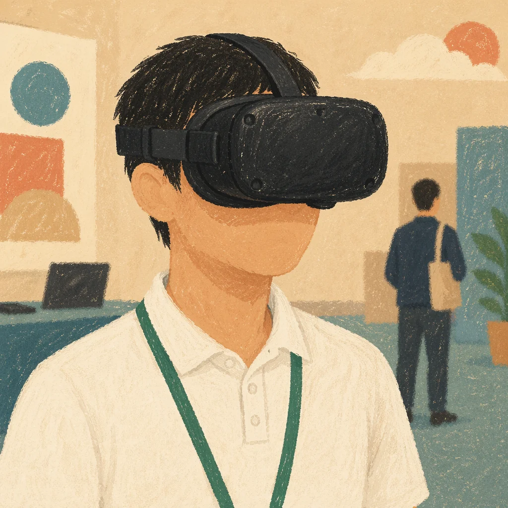 Curious VR Demo in Folk Art Style