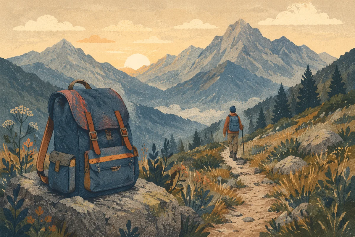 Backpack by Alpine Trail at Sunrise