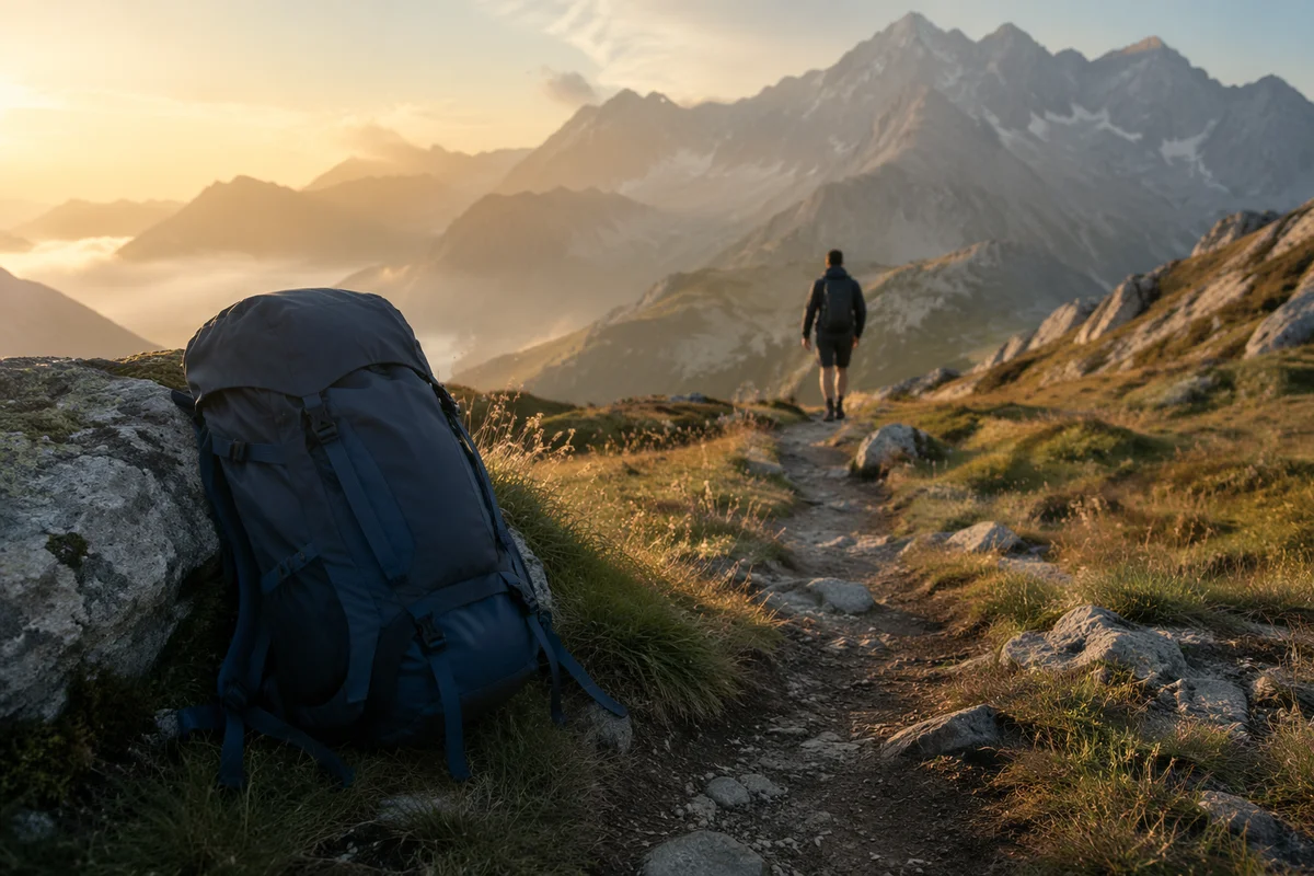 Backpack by Alpine Trail at Sunrise