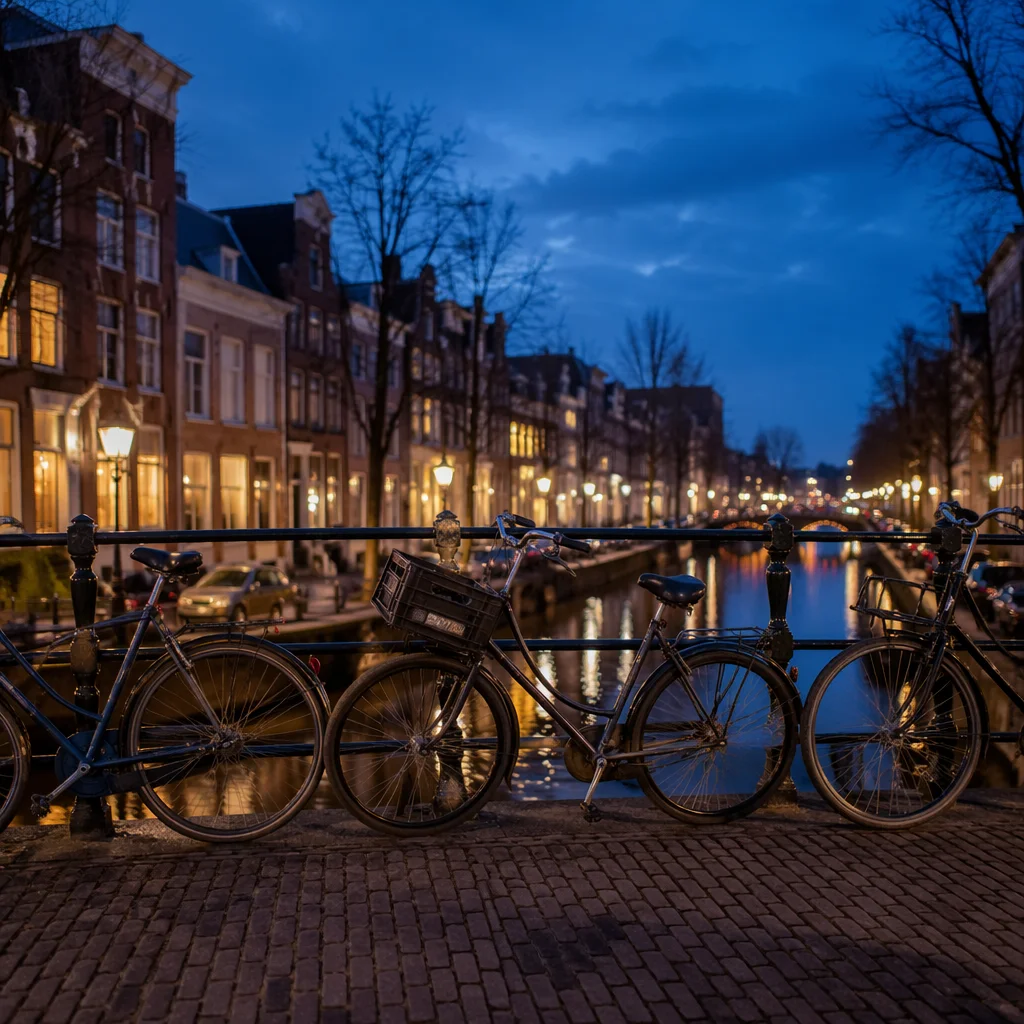 Blue Hour Bicycles on European Canal Street