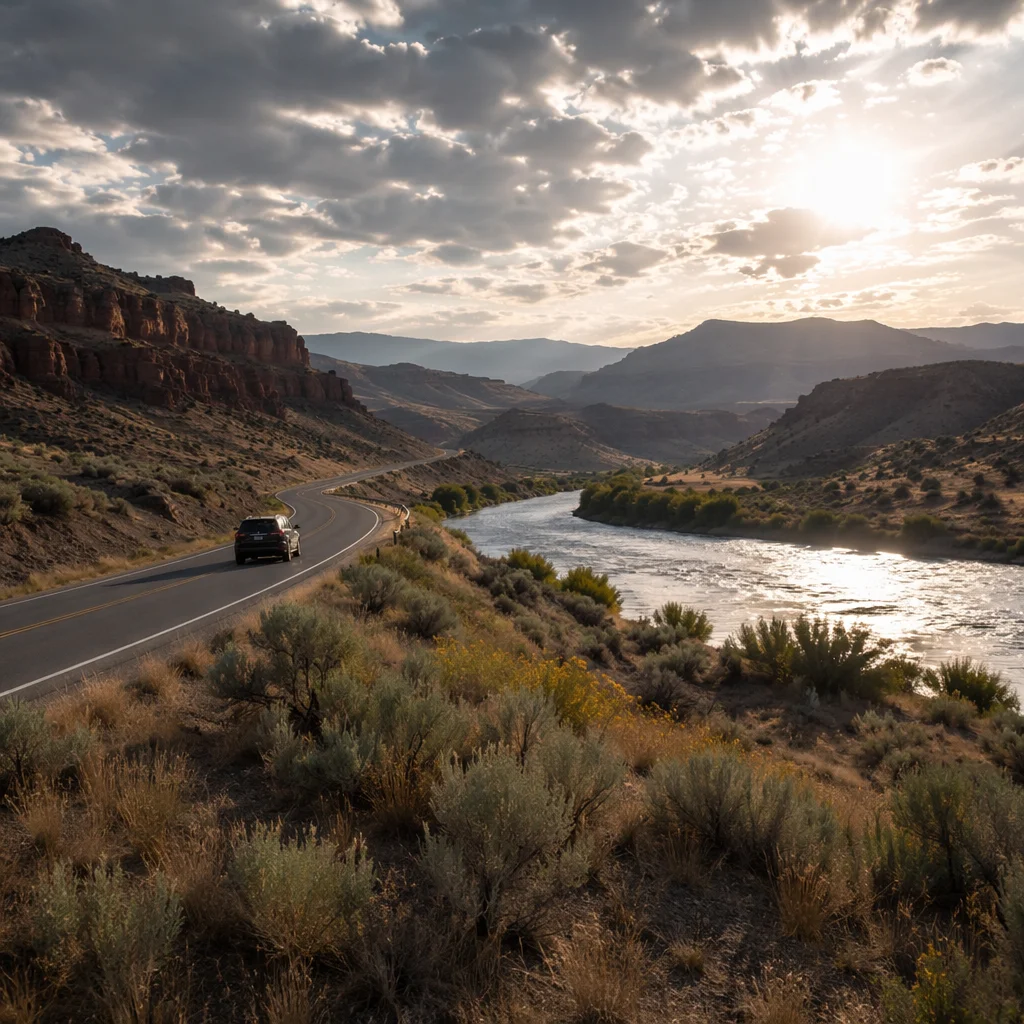 Scenic Canyon Highway Road Trip