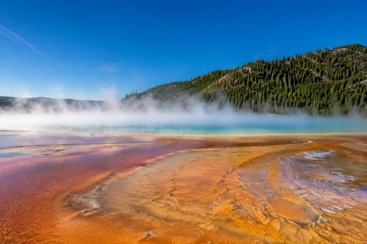 Steaming Mountain Hot Spring Natural Pool