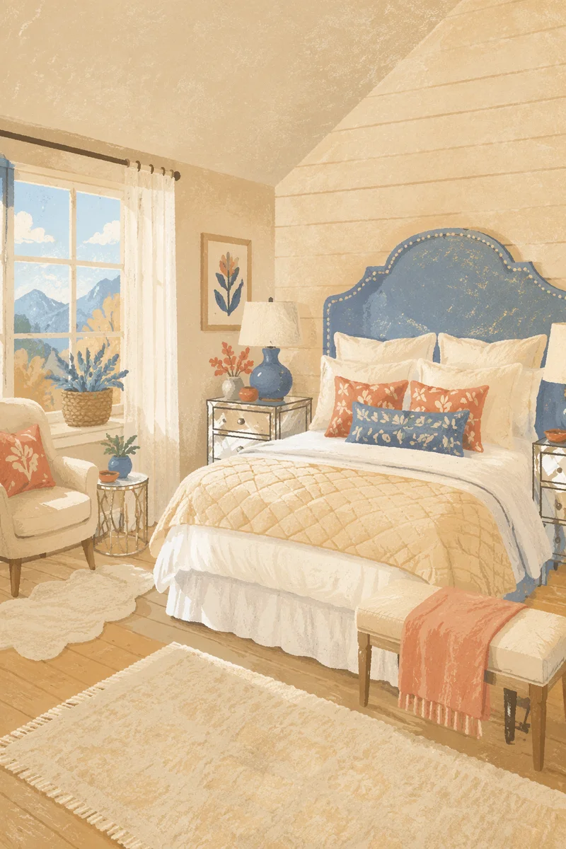 Luxury Attic Hotel Bedroom Retreat