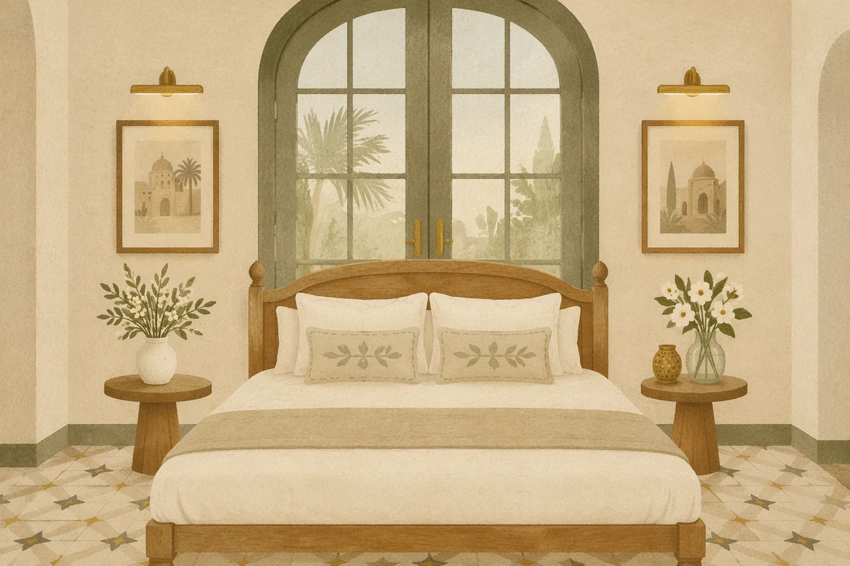 Luxury Hotel Suite Bedroom Interior