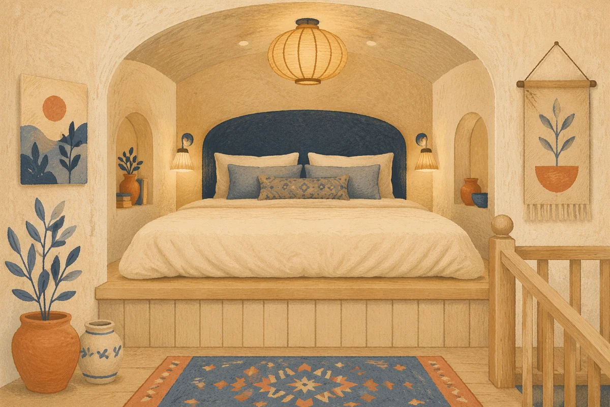 Cozy Luxury Boutique Hotel Bed Interior