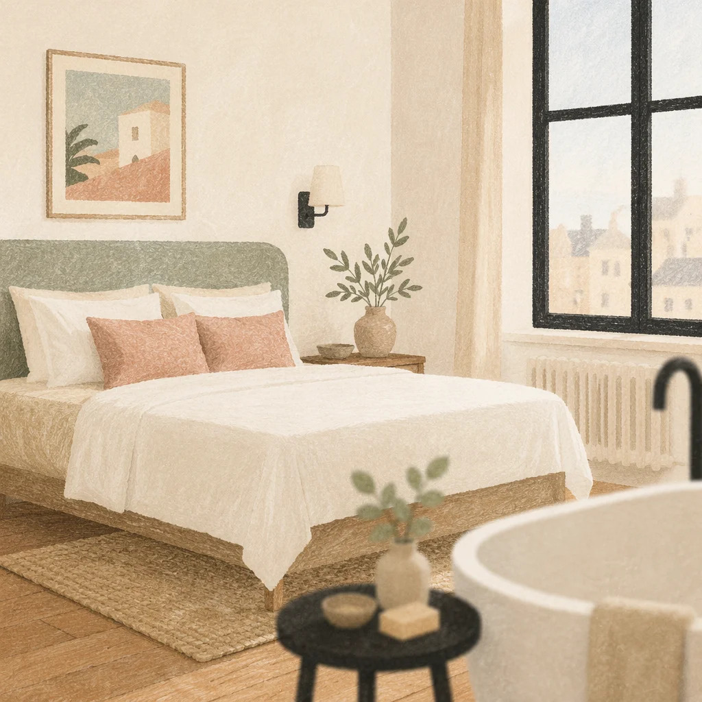 Serene Boutique Hotel Room With City View