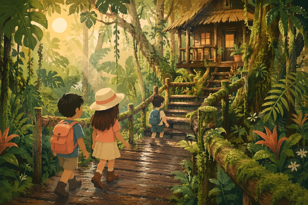 Jungle Canopy Treehouse Lodge Boardwalk Adventure
