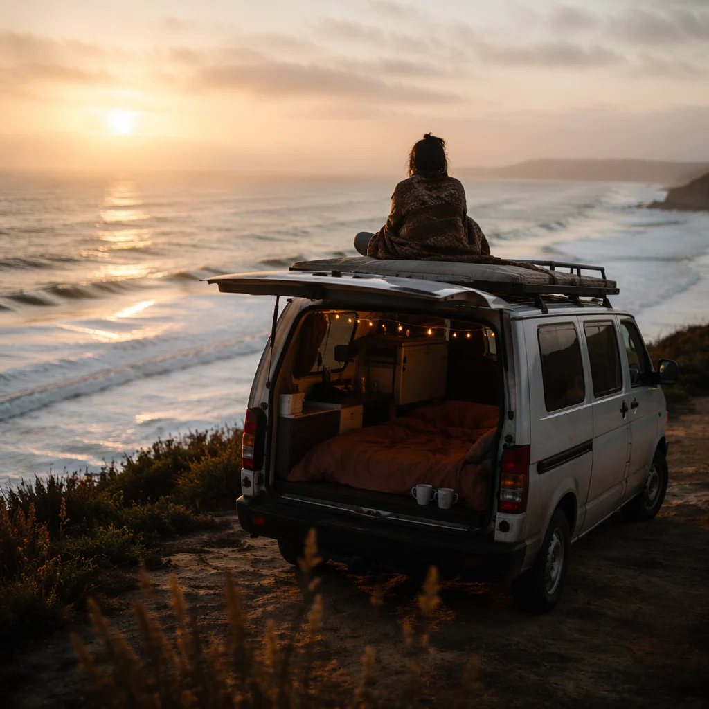 Campervan by Ocean Sunset Retreat