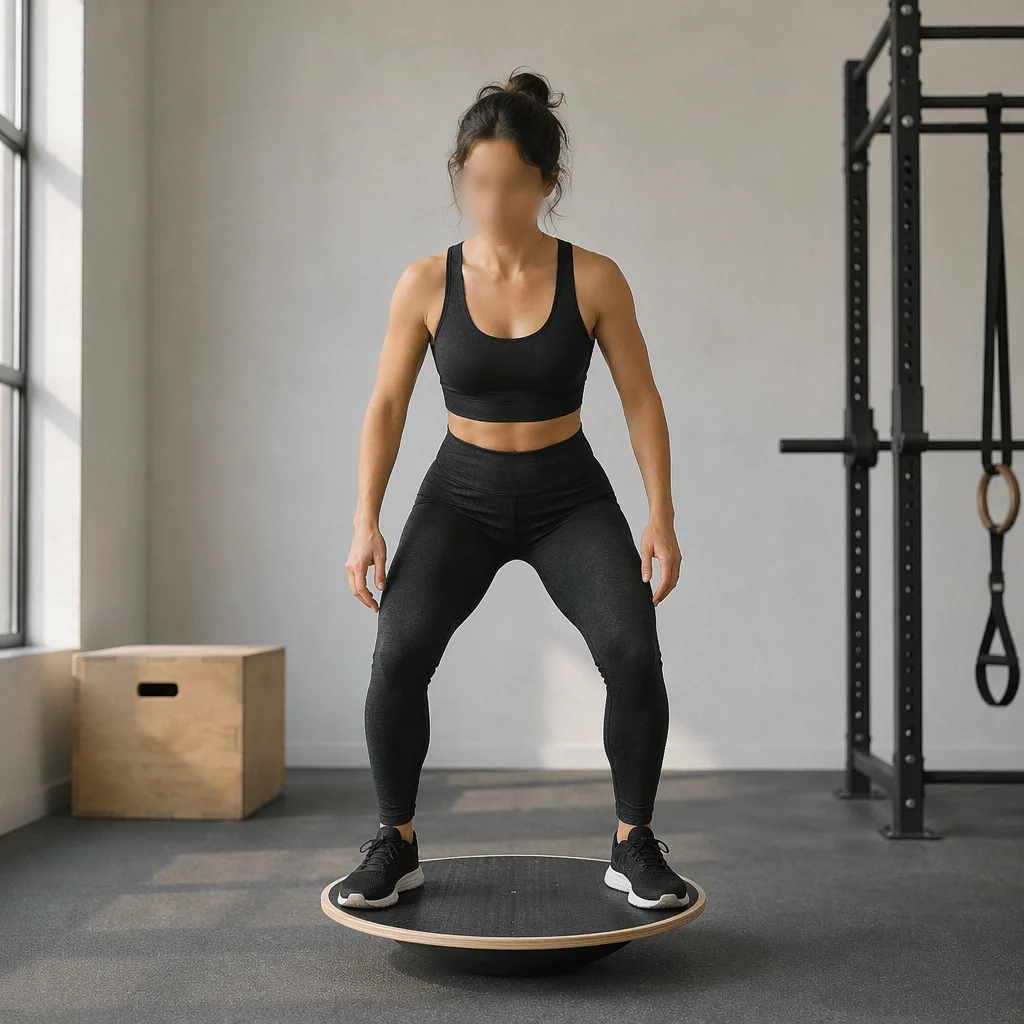 Core Stability Training on Balance Board