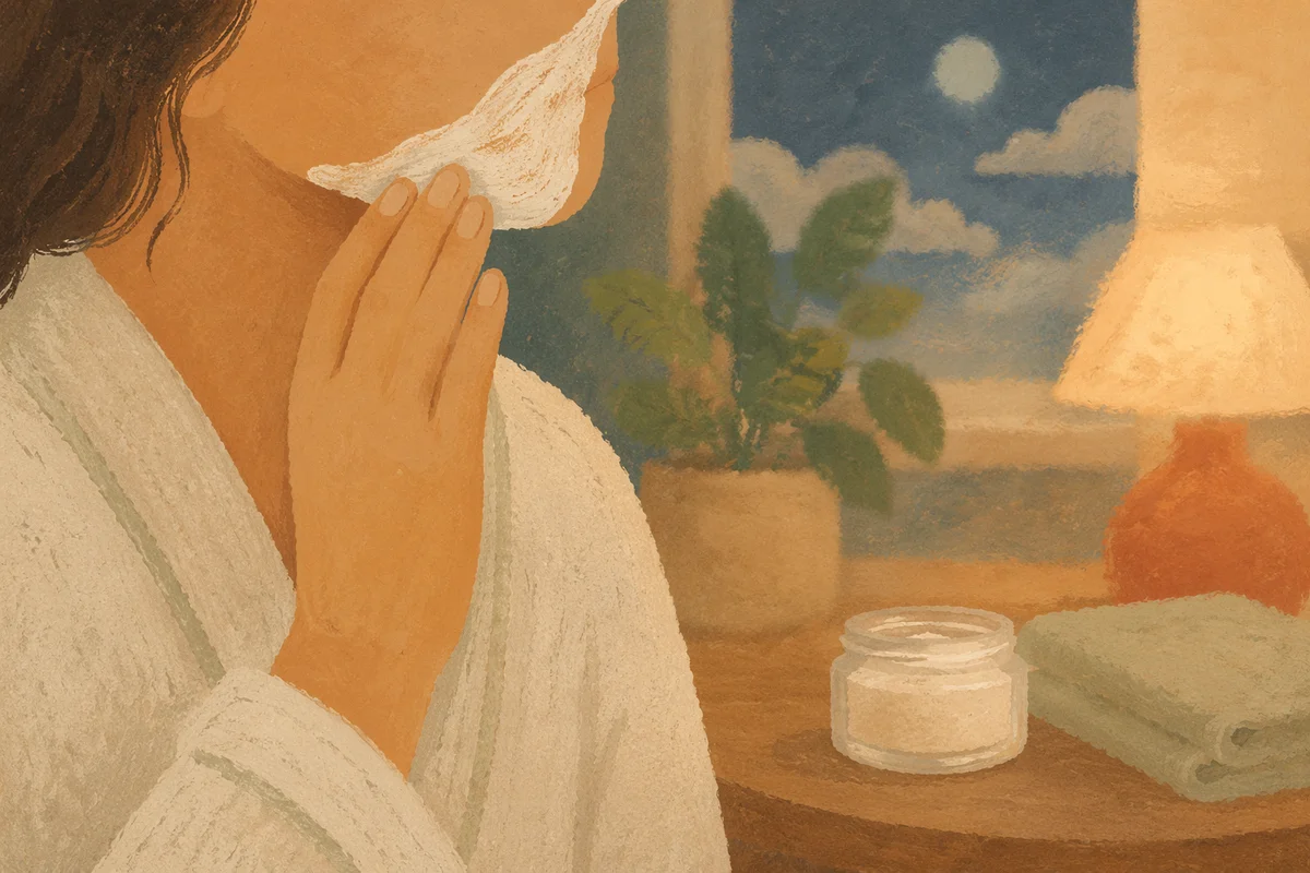 Evening Face Mask Self Care Ritual