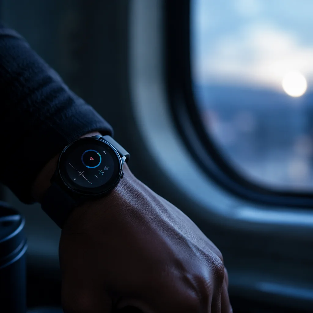 Morning Workout Fitness Smartwatch Close-Up