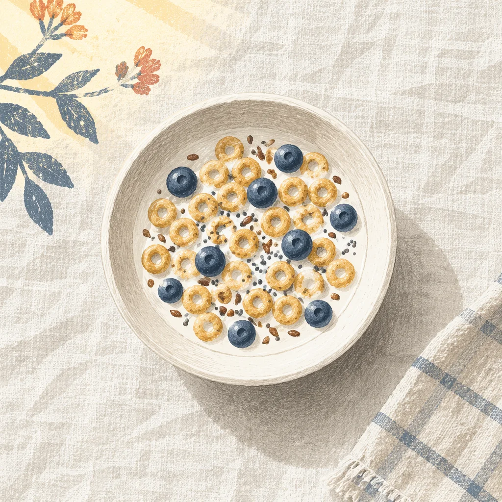 Healthy Breakfast Bowl with Fruits and Seeds