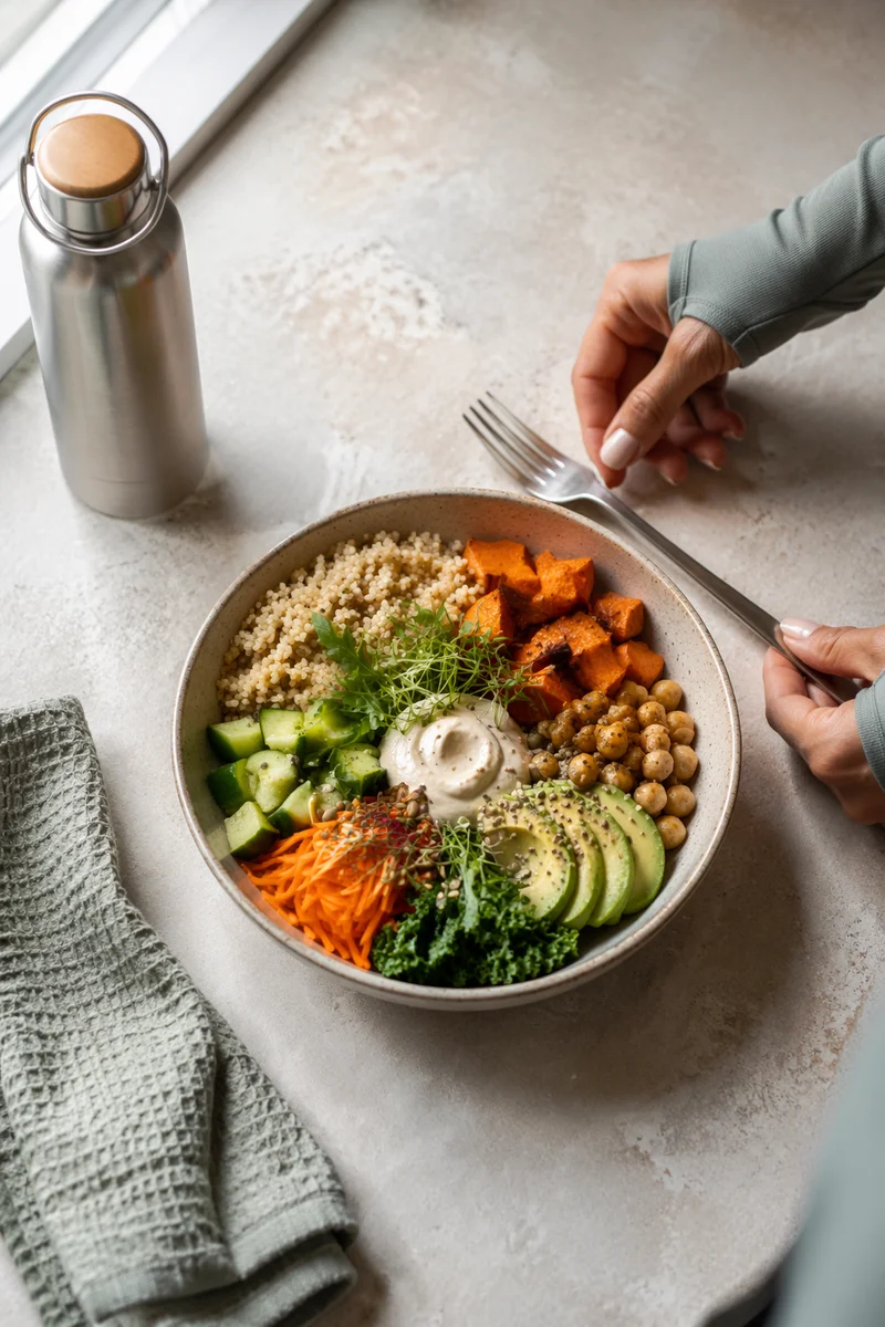 Healthy Buddha Bowl After Workout