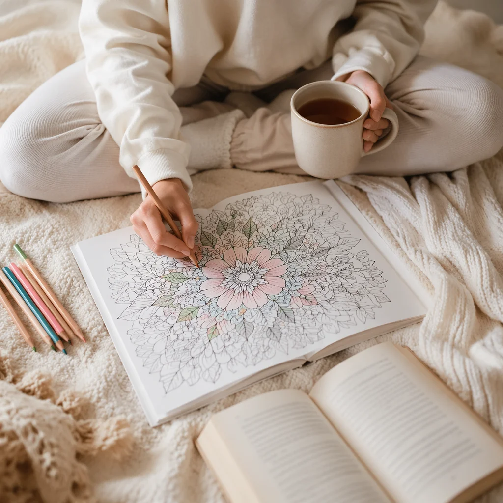 Mindful Mandala Coloring for Stress Relief