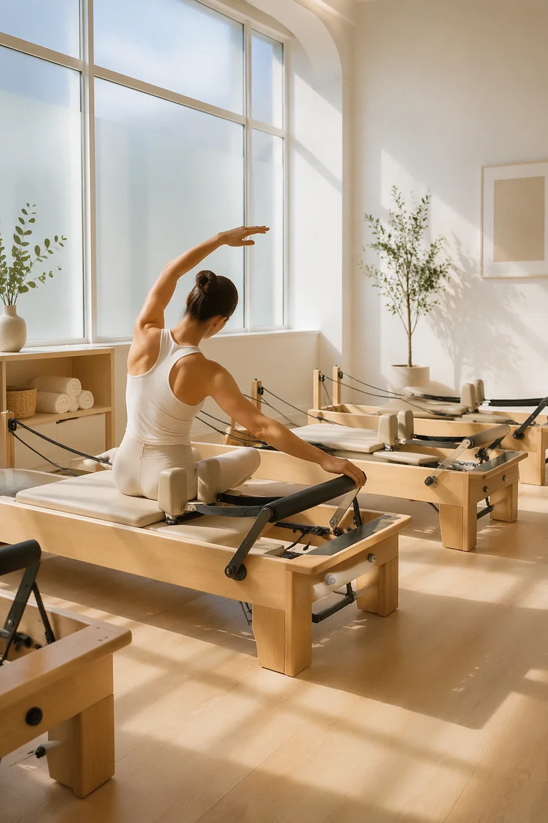 Bright Pilates Reformer Studio Morning Stretch