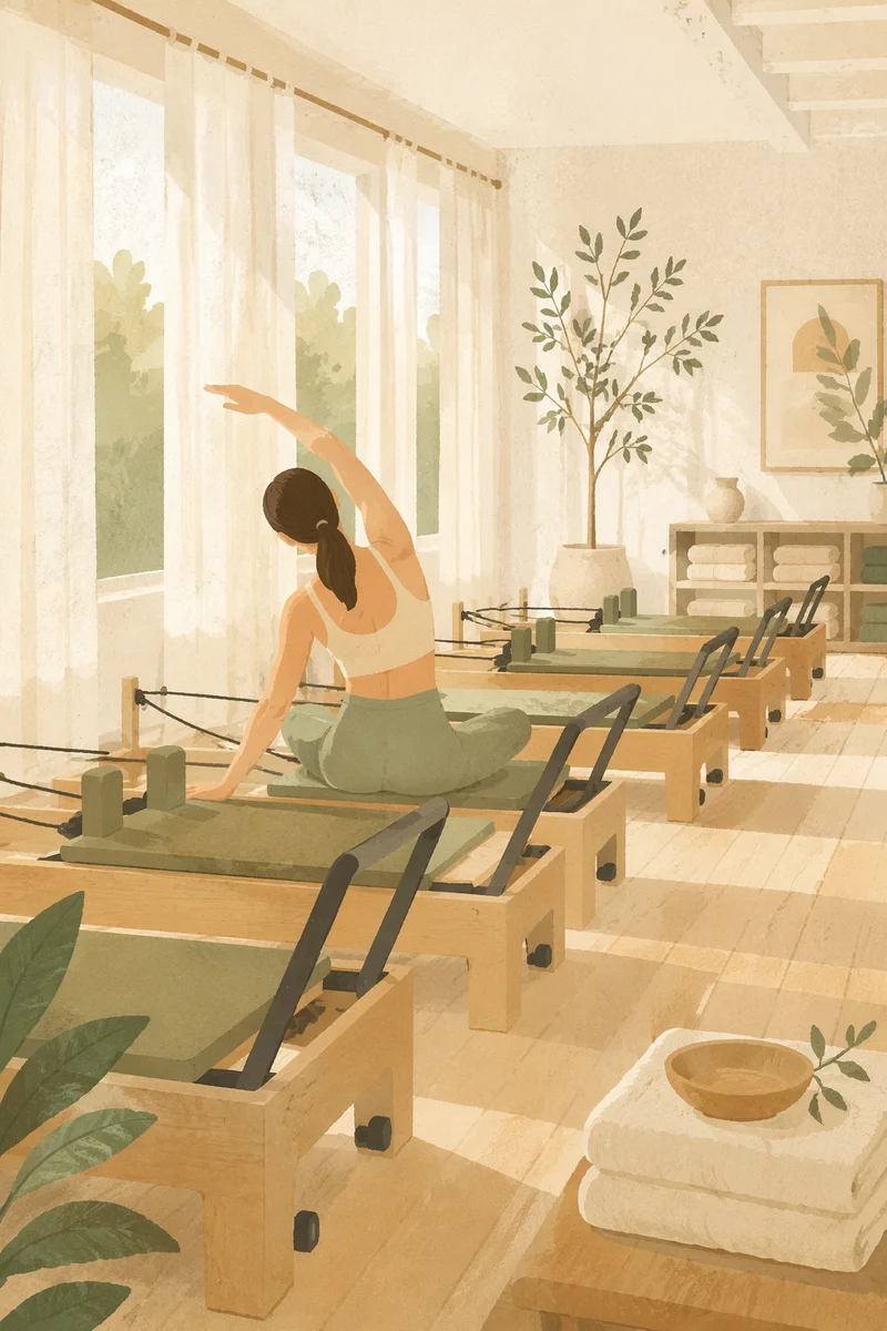 Bright Pilates Reformer Studio Morning Stretch