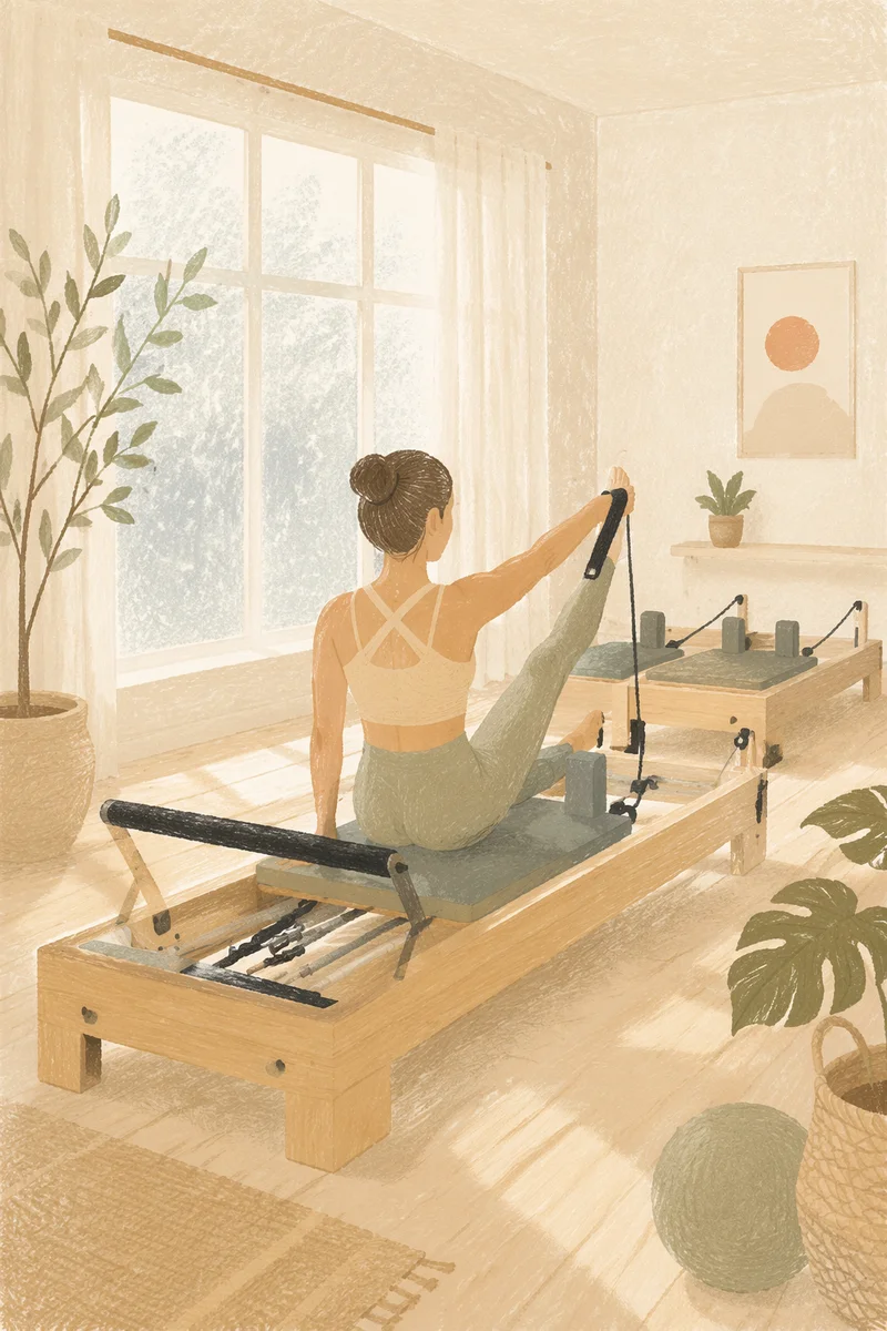 Bright Pilates Reformer Studio Morning Stretch