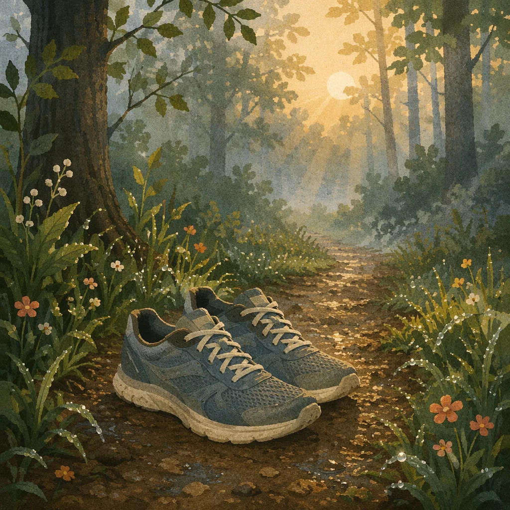 Morning Dew Running Shoes Forest Trail