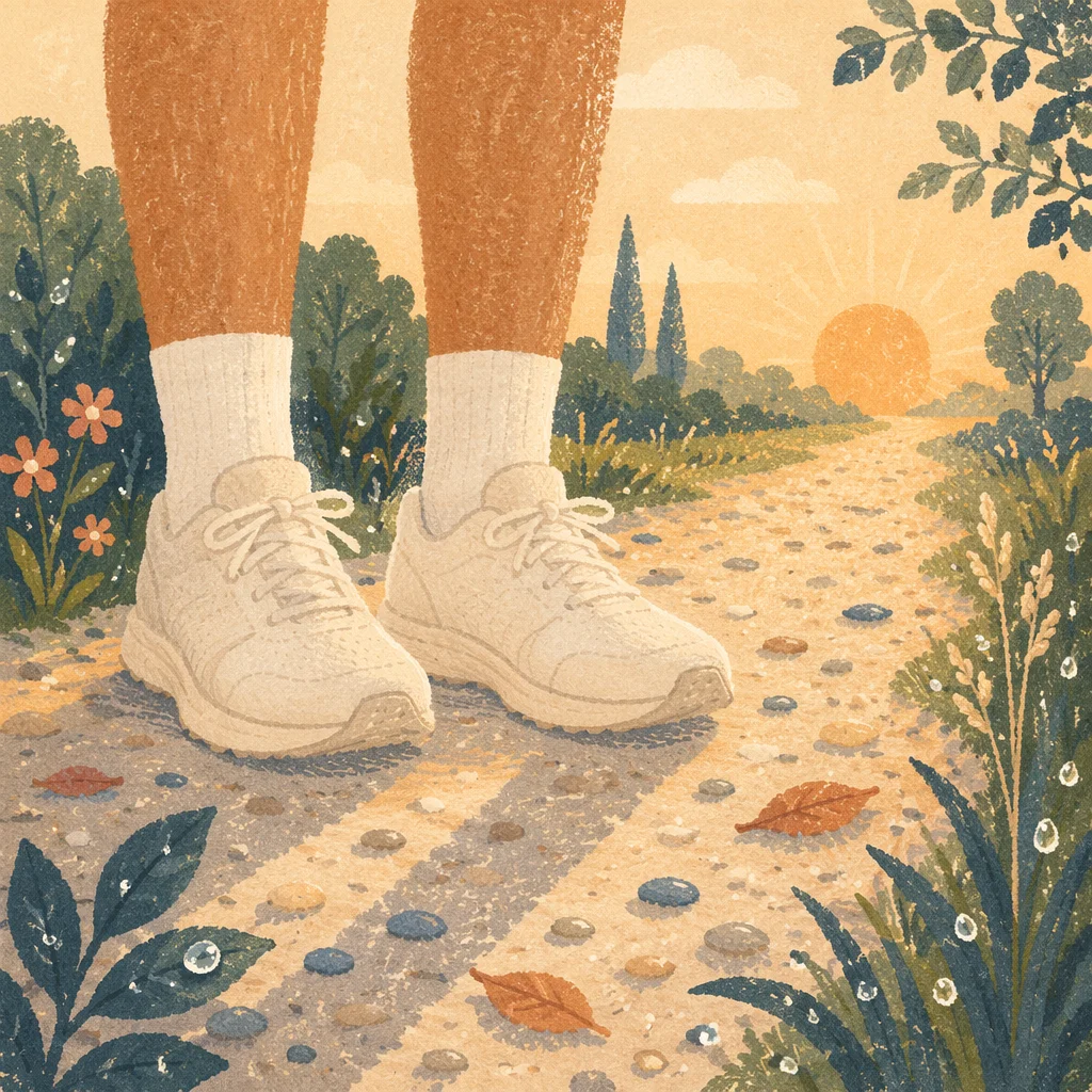 Morning Trail Run at Sunrise