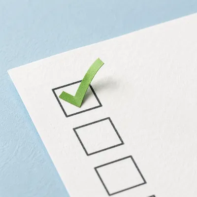Green Checkmark on Minimal Approval Sheet