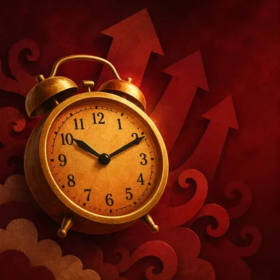 Vintage Alarm Clock Deadline Concept