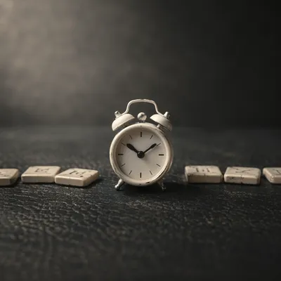 Vintage Alarm Clock Deadline Concept