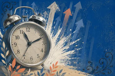 Vintage Alarm Clock Deadline Concept