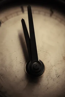 Vintage Clock Deadline Macro Background