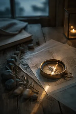 Antique Compass for Spiritual Adventure