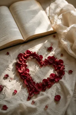 Sacred Red Heart on Cream Linen