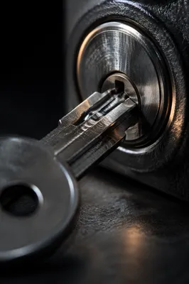 Abstract Macro Key and Lock Detail