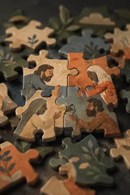 Interlocking Puzzle Pieces for Teamwork
