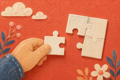 Hand Placing Puzzle Piece in Unity