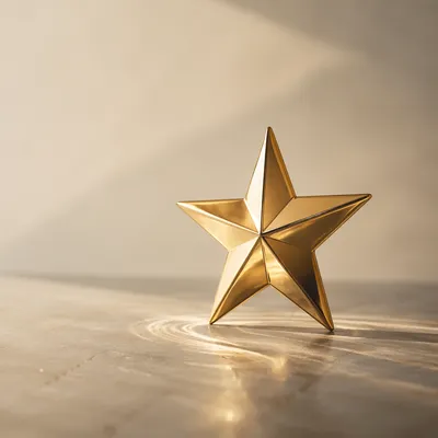 Polished Gold Star of Hope