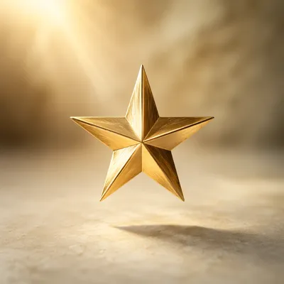 Shiny Gold Star of Hope
