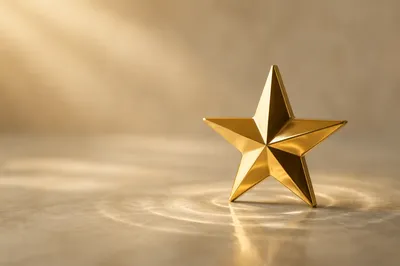 Shining Gold Star of Hope