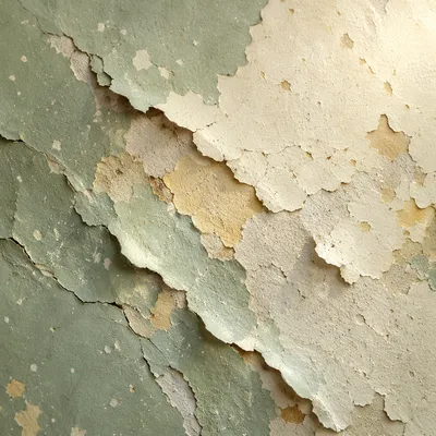 Weathered Cracked Paint Wall Abstract Texture