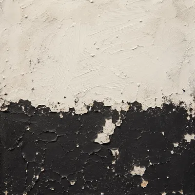 Cracked Black and White Wall Texture
