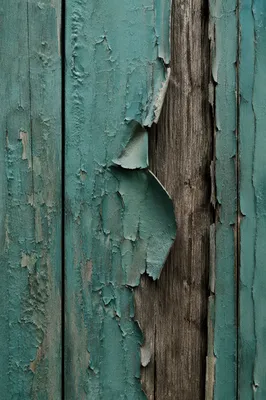 Weathered Turquoise Peeling Wall Texture
