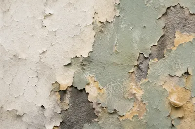 Weathered Cracked Paint Wall Texture Closeup