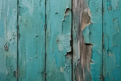 Weathered Turquoise Peeling Wall Texture