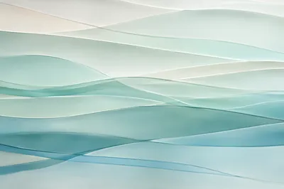 Pastel Geometric Wave Bands Abstract Background