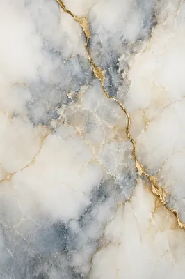 Blue and Gold Marble Vein Texture