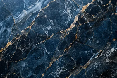Blue Marble Texture with Gold Veins