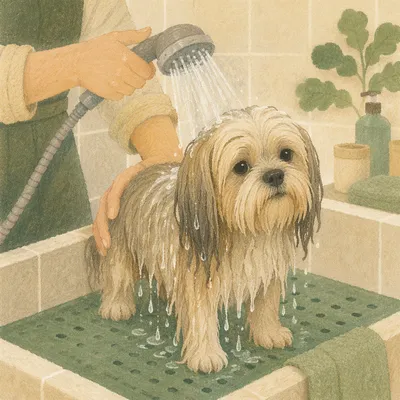 Gentle Dog Spa Bath Close-Up