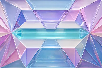 Iridescent Glass Prism Abstract Background